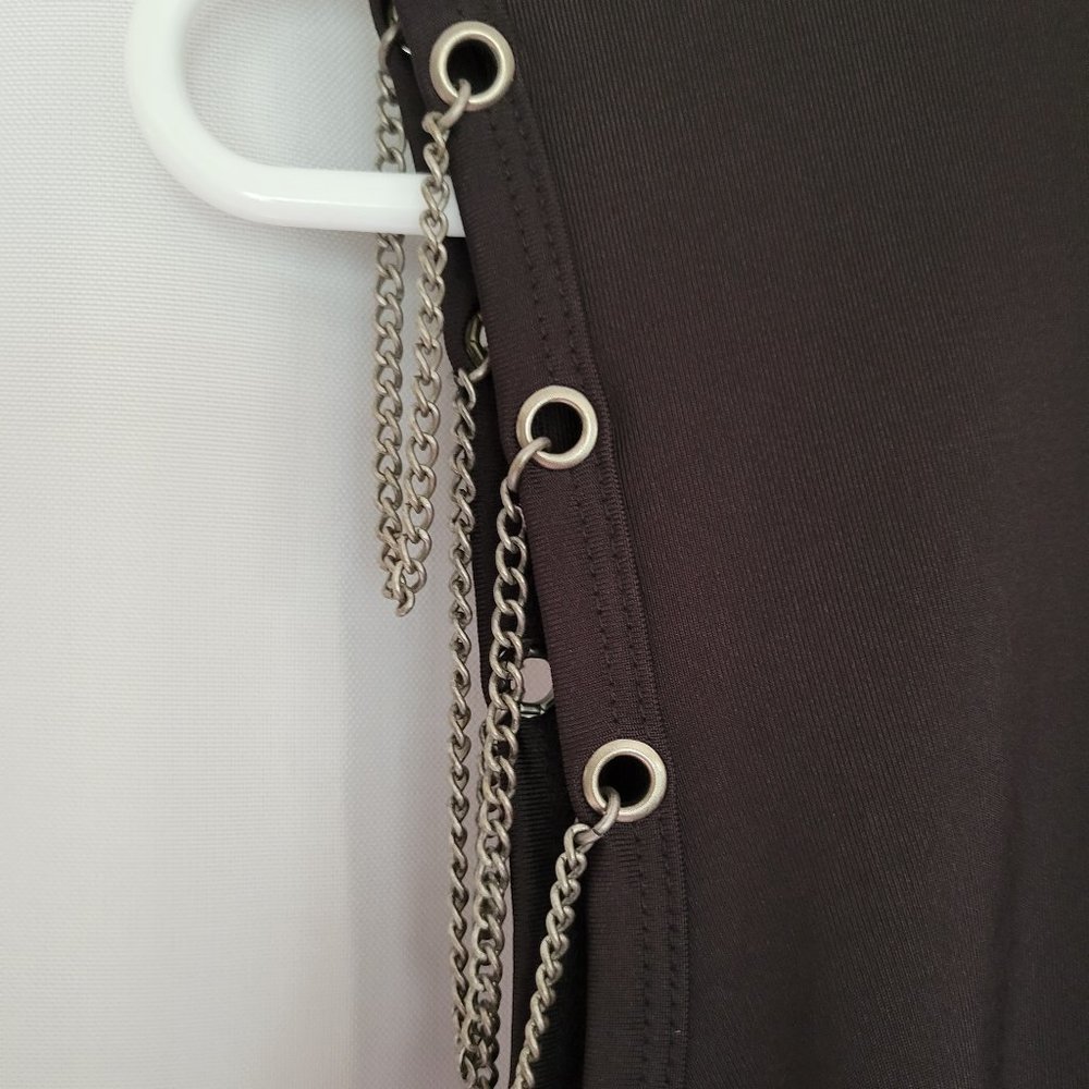 NWOT Harley Davidson silky tank top with chains - Picture 2 of 4